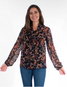 Chemisier 100% mousseline...