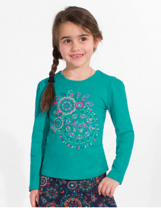 Tee Shirt Motif Place Fleur