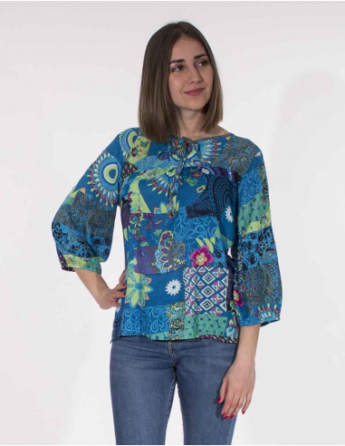 Chemisier Viscose Imprime Patchemy