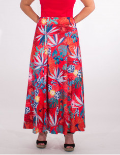 Jupe Longue Maille Imprimé...