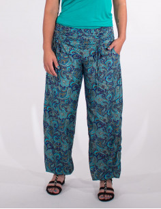 Pantalon Lien Ceinture Sari...