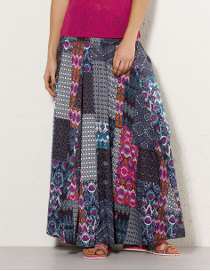 Jupe Longue Viscose Imprime...