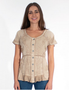 Chemisier viscose Sw avec...