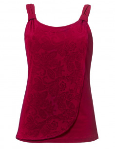 Débardeur pan transparent