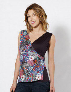 TShirt type cache coeur uni...