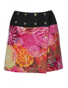 Jupe Coton Reversible Courte 2