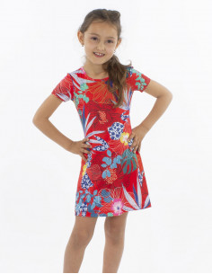 Robe Maille Fille Imprimé...