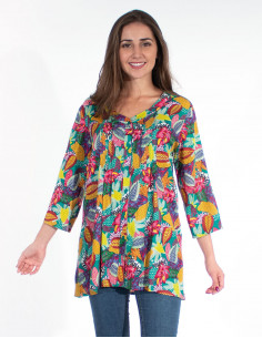 Tunique Manches 3/4 Imprime...