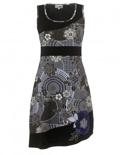 Robe maille imprimée