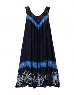 Robe longue imprimé Batik