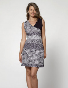 Robe maille cache coeur...