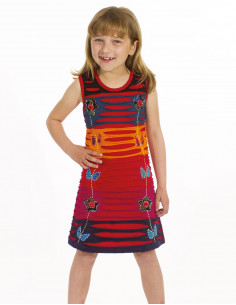 Robe fille sans manches...