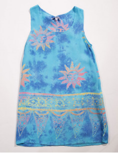 Robe Fille Viscose Motif Mer 2