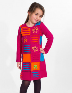 Robe maille coton multi...