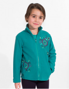 Veste maille polyester col...