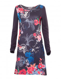 Robe maille imprimé Japonais 2