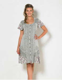 Robe Viscose Sw Avec Broderies