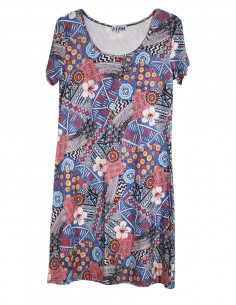 Robe maille imprimé Karaba 2