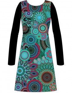 Robe maille imprimé Carnaval 2