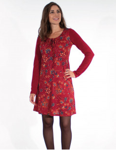 Robe maille doublée imprimé...