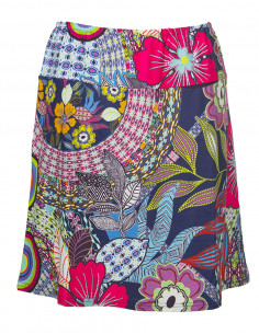 Jupe courte taille élastique 2