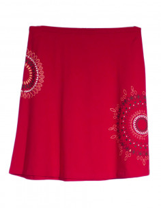 Jupe courte évasée imprimée 2