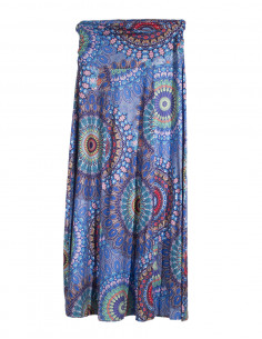 Jupe longue imprimé ethnique 2