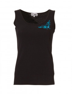 Débardeur coton  motif fleur