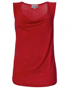 Débardeur uni col bénitier