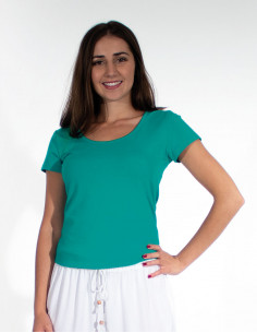 TShirt uni basique imprimé... 2