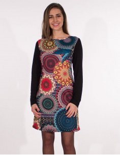 Robe maille imprimé Touba