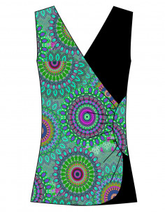 TShirt femme type cache coeur 2