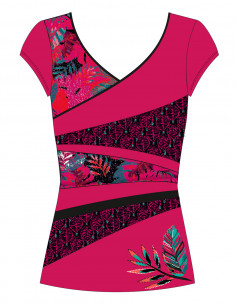 TShirt femme manches... 2