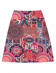 Jupe courte imprimé ethnique 2