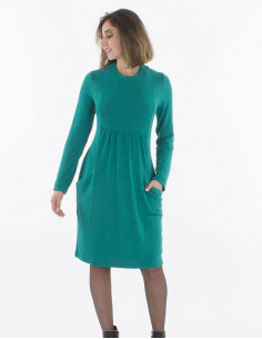 Robe maille cintrée avec...