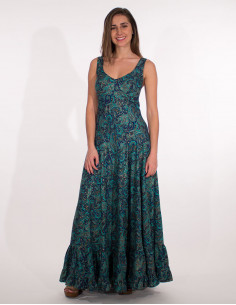 Robe Longue Bretelles Sari... 2