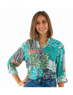 Chemisier viscose imprimé...
