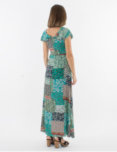 Robe boutonnée imprimé Jasmin 2