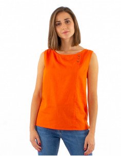 Chemisier boutonné sans...