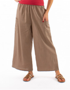 Pantalon droit poches...