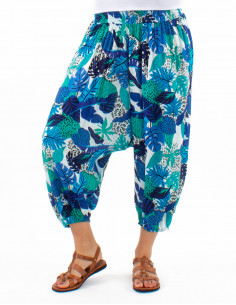 Sarouel 3/4 viscose imprimé...