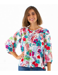 Chemisier viscose imprimé...