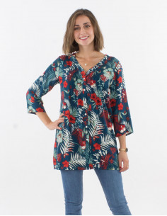 Tunique manches 3/4 imprimé... 2