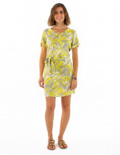 Robe manches courtes...