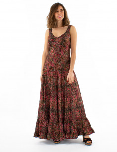 Robe longue bretelles...