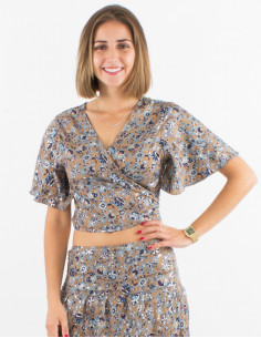 Top polyester manches...