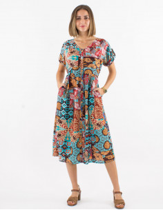 Robe viscose manches... 2