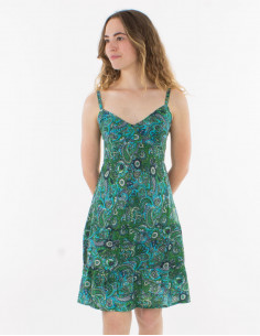 Robe courte polyester...