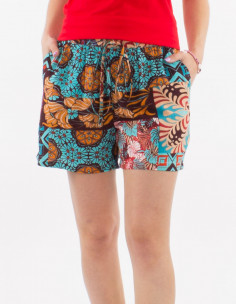Short viscose imprimé Ethno 2