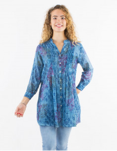 Tunique voile coton Tie Dye...